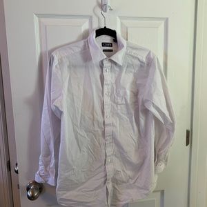 Chaps Boy Size 18 White Dress Shirt